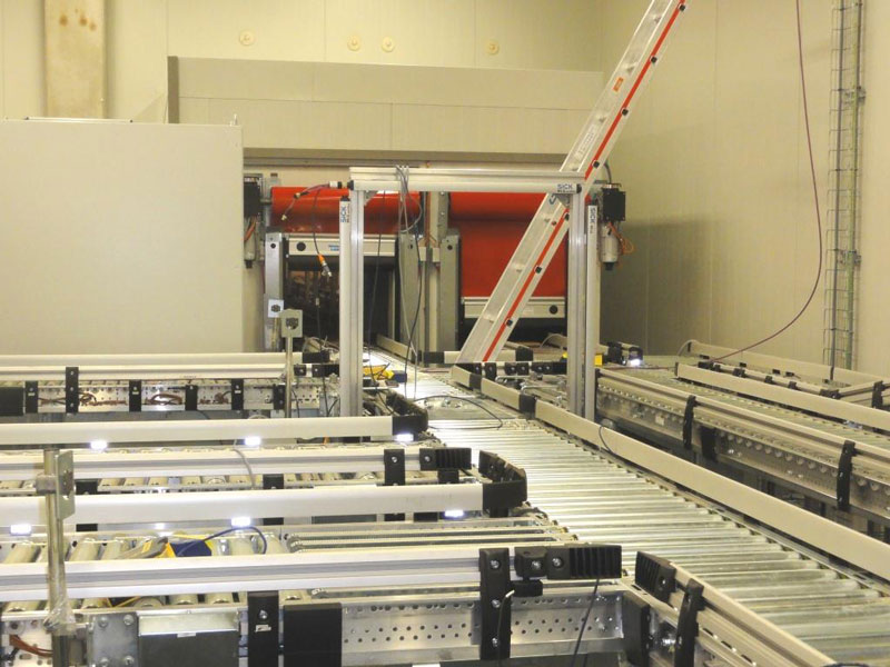 Fördertechnik zur Ver- und Entsorgung des AKL